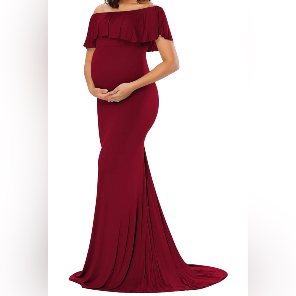 Maternity Photoshoot Long Dress